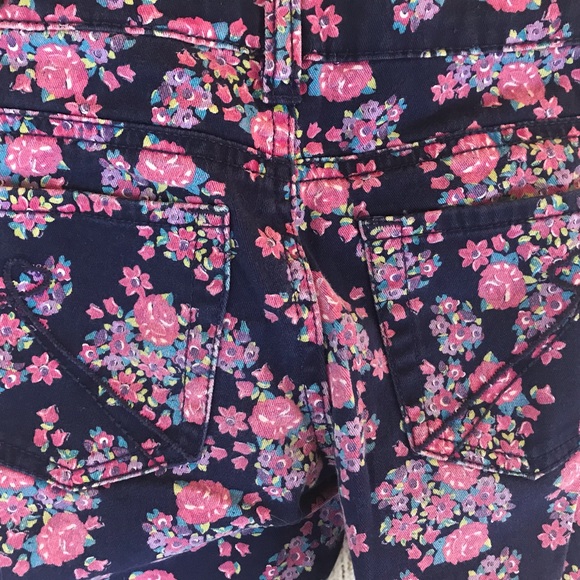 Children’s Place Girls Sz. 8 Floral Jeggings - Picture 3 of 3